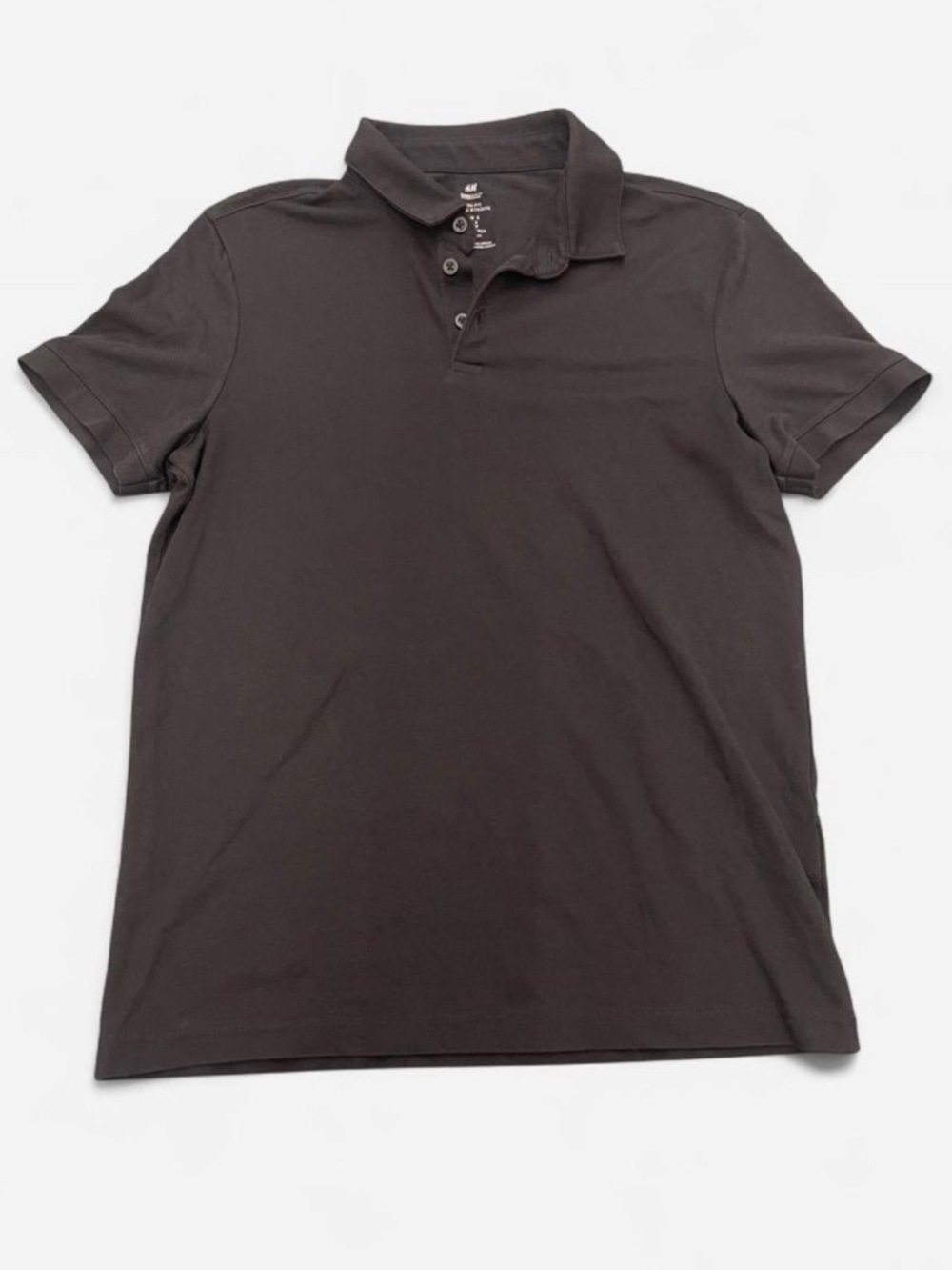 H&M Men's Short-Sleeve Polo Shirt - Black